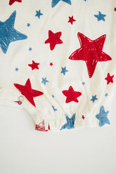 Baby Girl Star Bubble Romper